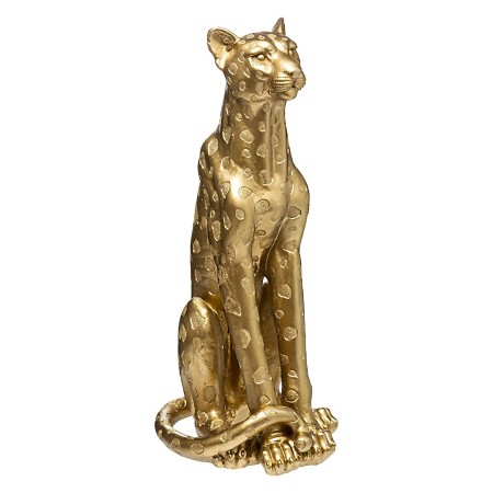 Statueta Leopard, magneziu, auriu, H.90 cm, 176645 
