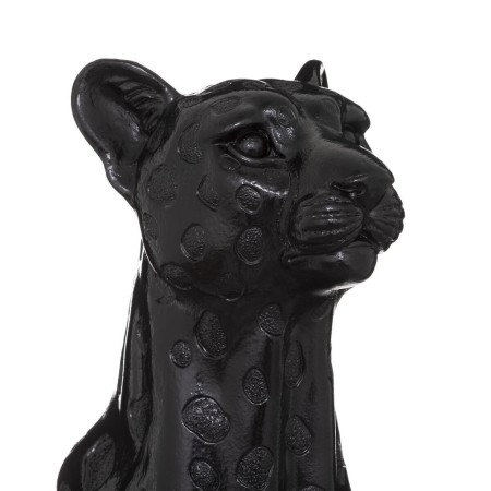 Statueta Leopard Artifice, rasina, neagra, H.90 cm, 176645A