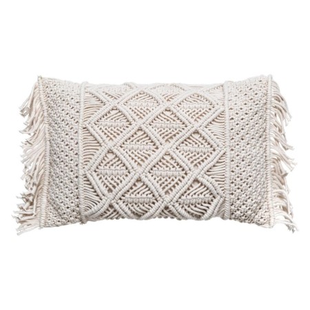 Pernuta Macrame, poliester, bumbac, ivoar, 30x50 cm, 178520