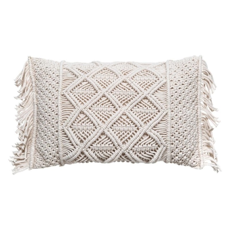 Pernuta Macrame, poliester, bumbac, ivoar, 30x50 cm, 178520