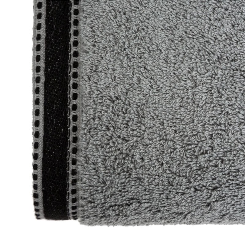 Prosop de baie Joia, bumbac, gri, 70x130 cm, 178550L