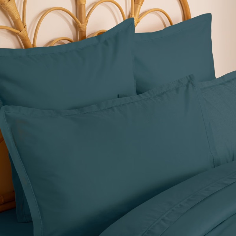 Fata de perna, bumbac, bleu, 50x70 cm, 178571E