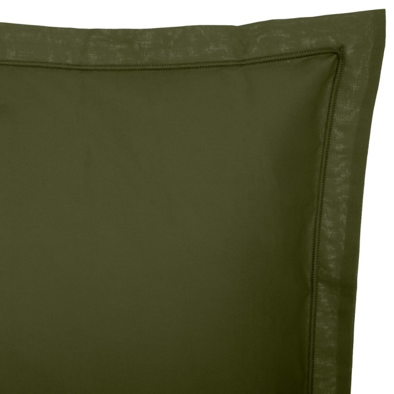 Fata de perna, bumbac, verde khaki, 50x70 cm, 178571H