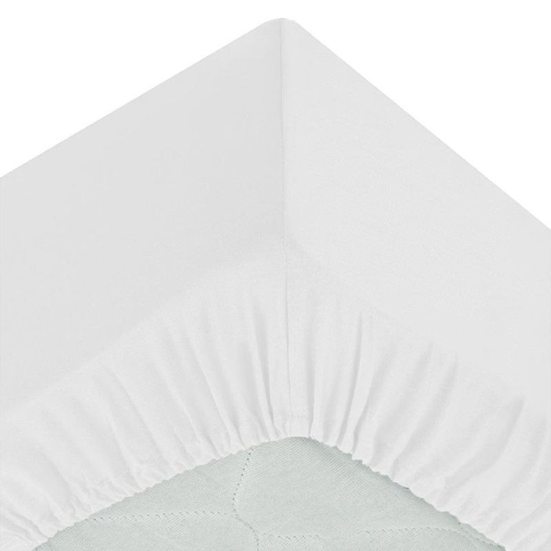 Husa saltea, bumbac, alb, 90x190 cm, 178572Z