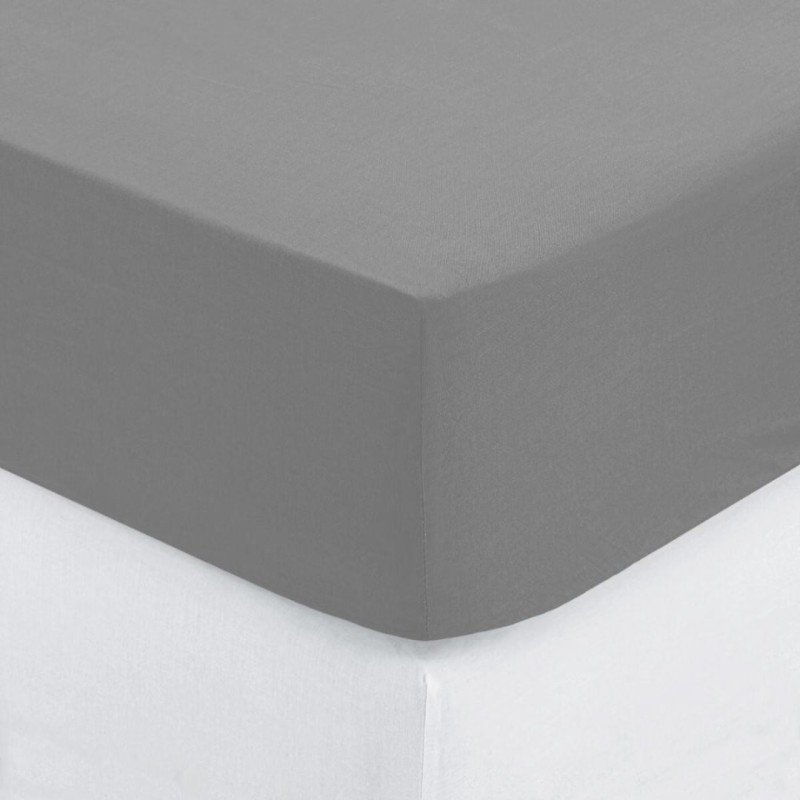 Husa saltea, bumbac, gri, 160x200 cm, 178574B