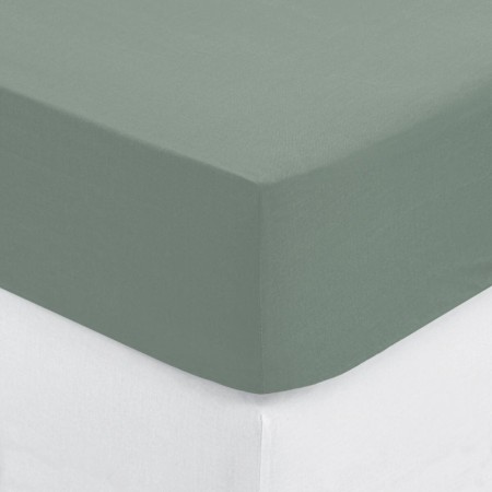 Husa saltea, bumbac, verde celadon, 160x200 cm, 178574K