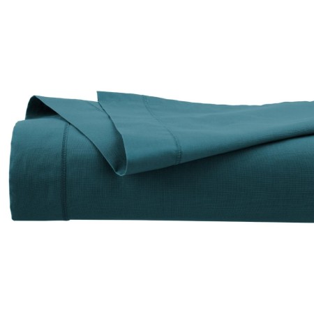 Cearceaf de pat, bumbac, bleu, 240x290 cm, 178576Q