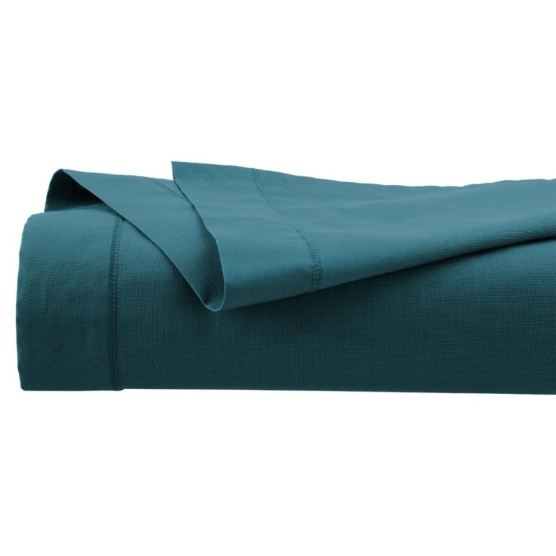 Cearceaf de pat, bumbac, bleu, 240x290 cm, 178576Q
