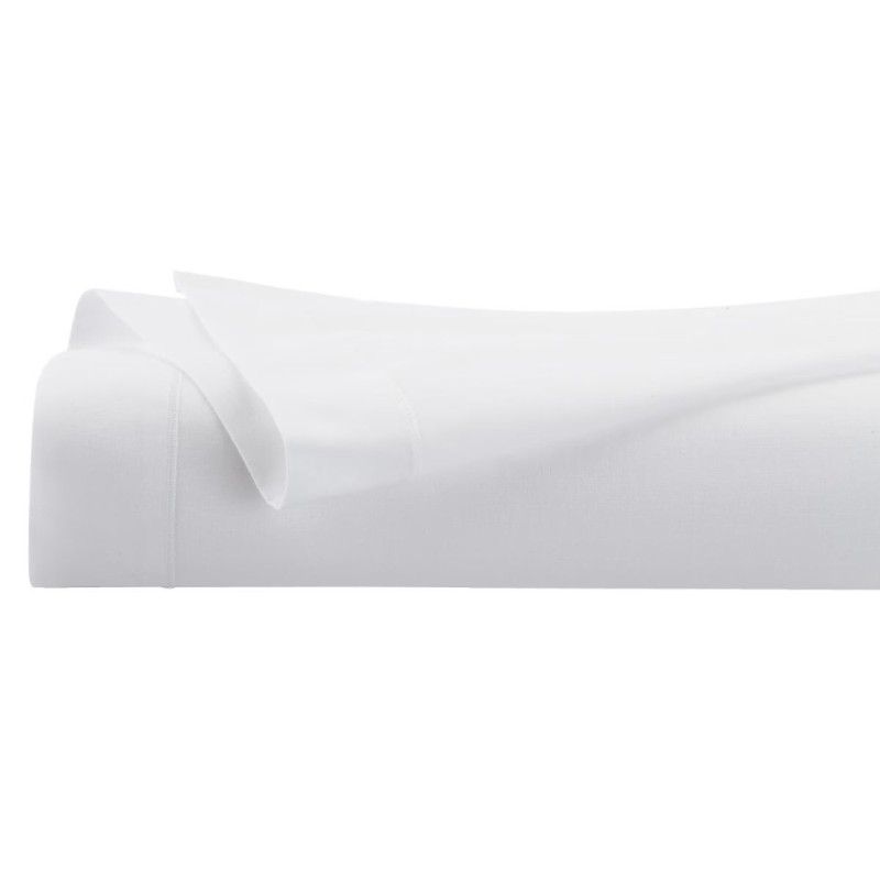 Cearceaf de pat, bumbac, alb, 240x290 cm, 178576Z