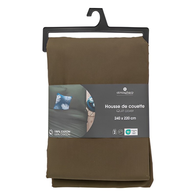 Husa pilota, bumbac, verde khaki, 240x220 cm, 178578H