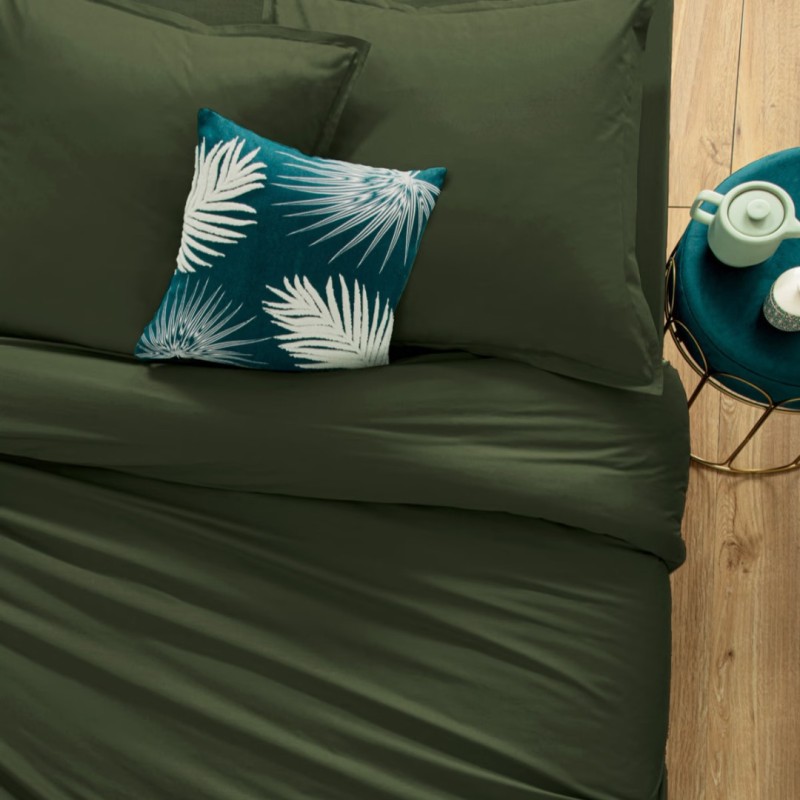 Husa pilota, bumbac, verde khaki, 240x220 cm, 178578H