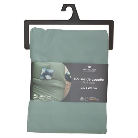 Husa pilota, bumbac, verde celadon, 240x220 cm, 178578K