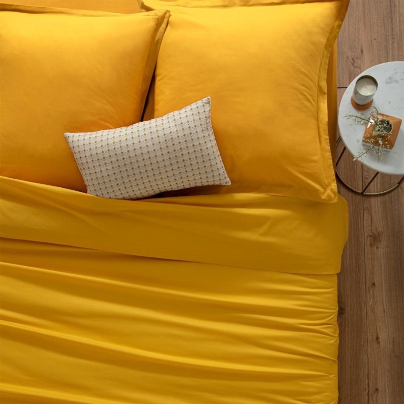 Husa pilota, bumbac, galben, 240x220 cm, 178578R