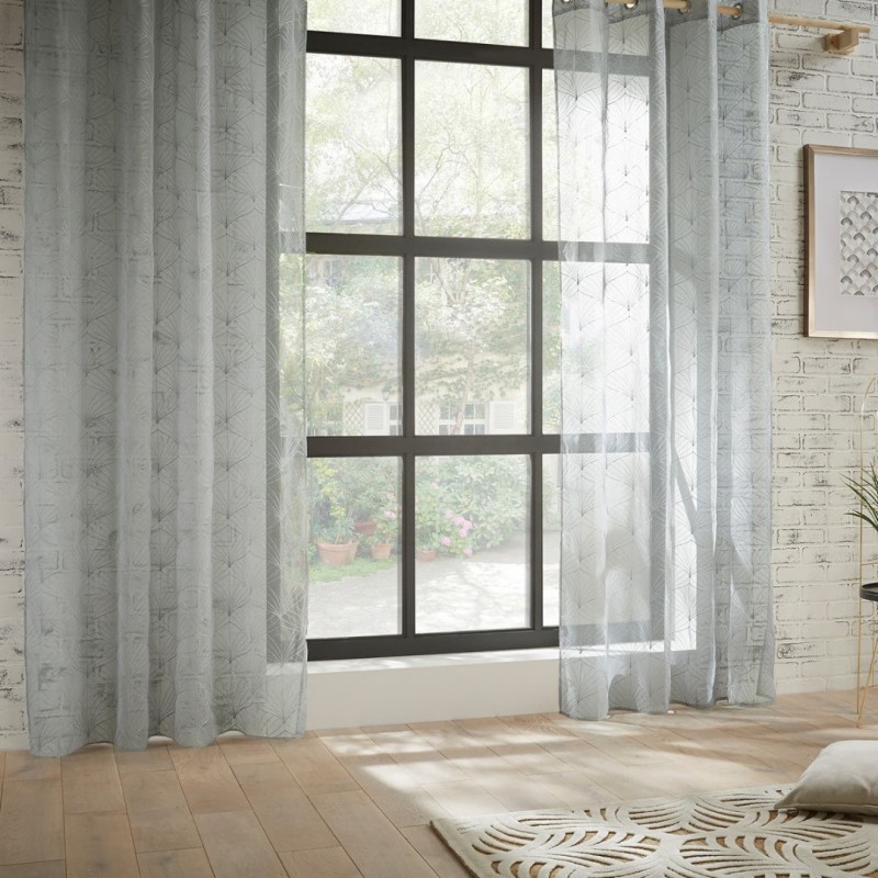 Perdea Mia, poliester, gri, 140x240 cm, 178580B