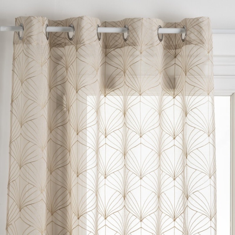 Perdea Mia, poliester, bej, 140x240 cm, 178580D