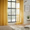 Perdea Mia, poliester, galben mustar, 140x240 cm, 178580R