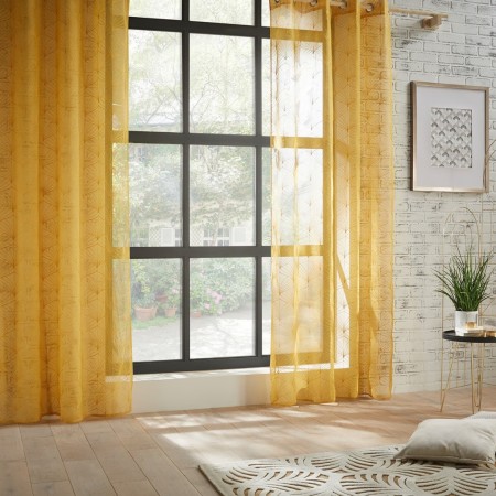 Perdea Mia, poliester, galben mustar, 140x240 cm, 178580R