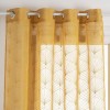 Perdea Mia, poliester, galben mustar, 140x240 cm, 178580R