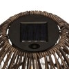Lampa solara exterior Ravi, metal, polipropilena, bej, H.32 cm, 178901