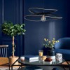 Suspensie Alara, metal, negru, 1XE27, D.70 cm, 178958