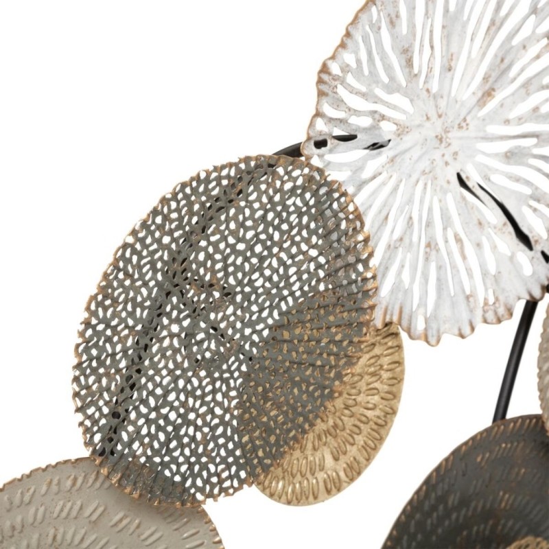 Decoratiune de perete Leana, metal, D.80 cm, 179484