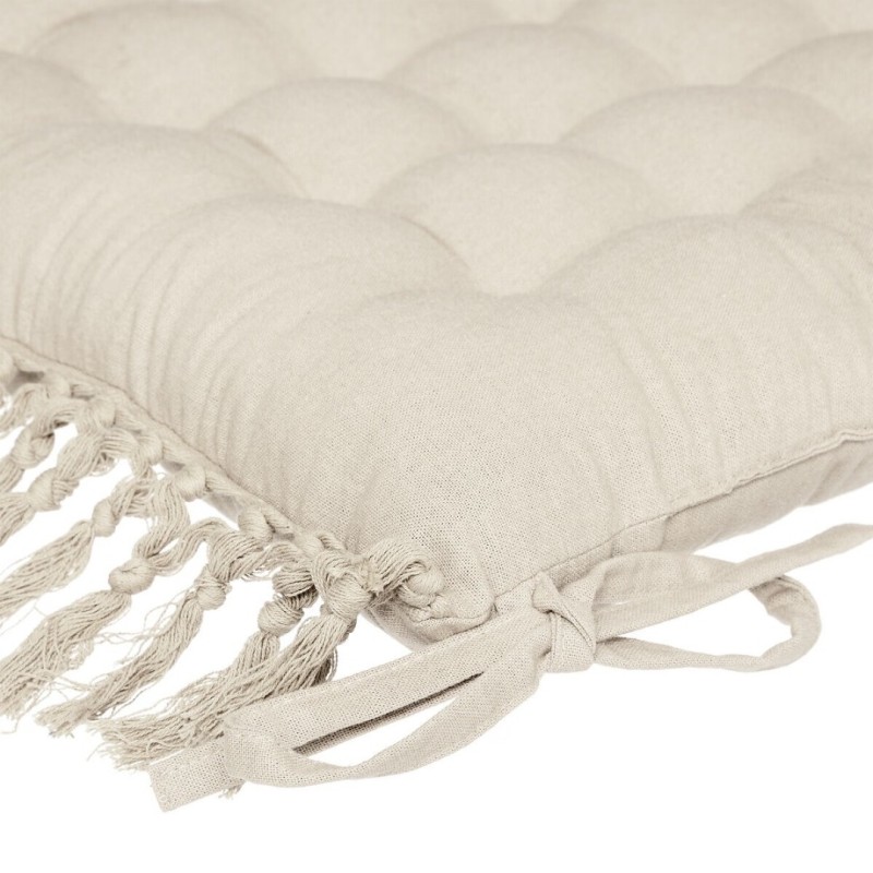 Perna pentru scaun Macrame, bumbac, ivoar, 40x40 cm, 181029A