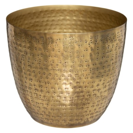 Ghiveci Oasis, metal, auriu, D.18 cm, 181408