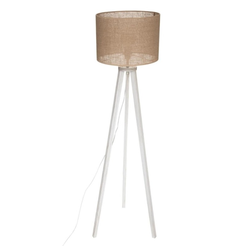Lampadar Elva, lemn, bumbac, bej, 1XE27, H.143 cm, 181904