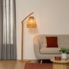 Lampadar Palm, bambus, natural, 1XE27, H.158 cm, 182411