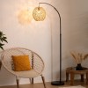Lampadar Raahe, metal, negru, 1XE27, H.180 cm, 182433