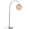 Lampadar Raahe, metal, negru, 1XE27, H.180 cm, 182433