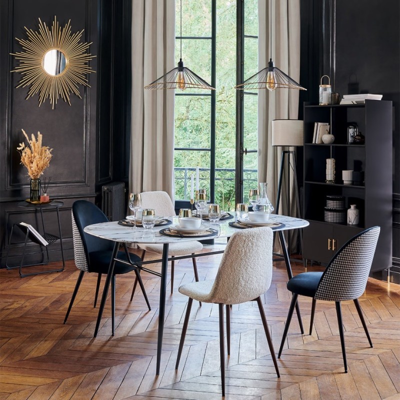 Suspensie Alara, metal, negru, 1XE27, D.45 cm, 182456