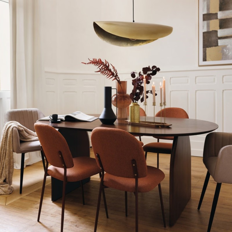 Suspensie Arlo, metal, auriu, 1xE27, L.80 cm, 182488
