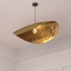 Suspensie Arlo, metal, auriu, 1xE27, L.80 cm, 182488