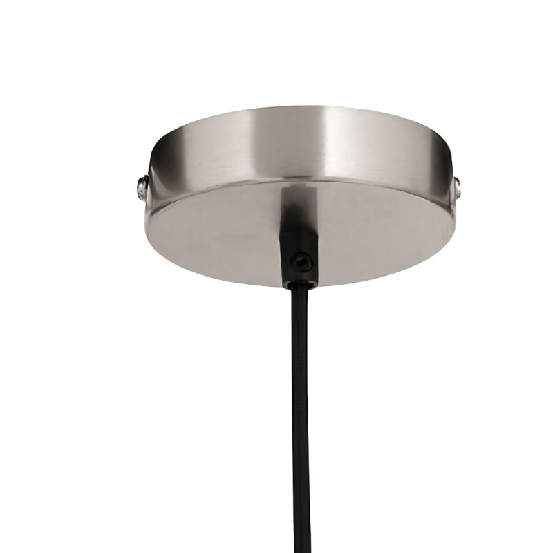 Suspensie Arlo, metal, argintiu, 1XE27, L.76 cm, 182488A