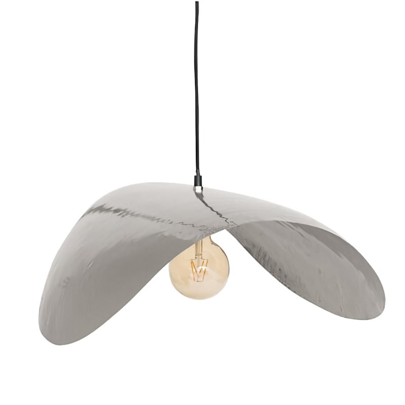 Suspensie Arlo, metal, argintiu, 1XE27, L.76 cm, 182488A
