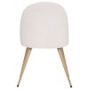 Scaun dining Slano, metal, poliester alb, H.84 cm, 185103
