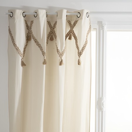 Draperie Carmen, bumbac, bej, 140x260 cm, 185248
