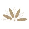 Decoratiune de perete Wendy, metal, stuf impletit, 81x45 cm, 185894