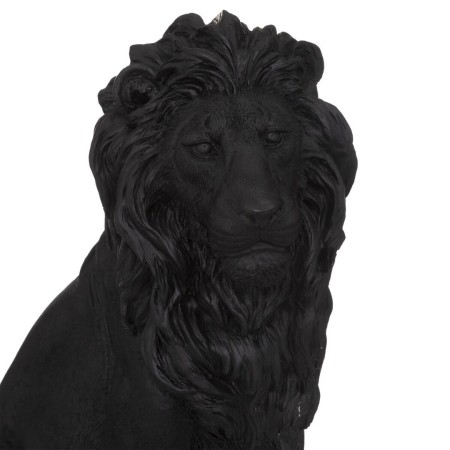 Statueta Leul, magneziu, neagra, H.51 cm, 185992