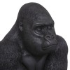 Statueta Gorilla, polirasina, negru, H.67 cm, 185995