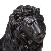 Statueta Leul, magneziu, neagra, H.80 cm, 186010