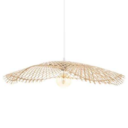 Suspensie Tess, metal, bambus, 1XE27, D.75 cm, 186320