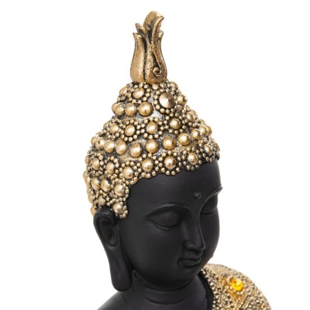 Statueta Buddha așezat, rășină, auriu, H.34 cm, 187942
