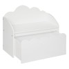 Banca de depozitare Cloud, lemn, alb, H. 30 cm, 188242