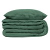 Lenjerie de pat Flora, 2 persoane, 3 piese, bumbac, verde celadon, 240x220 cm, 188578H