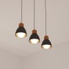 Lustra Interior Desy, metal, negru, 3xE27, L.64 cm, 190633