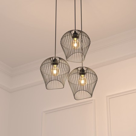 Lustra Interior Jena, metal, negru, 3xE27, D.25 cm, 190645