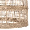 Suspensie Sea View, metal, rachita, bej, 1XE27, D.46 cm, 190694