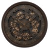 Ceas de perete Alban, metal, sticla, D.76 cm, 193107